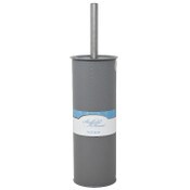 Wholesale - MATTE GREY EMBOSSED TOILET BRUSH HOLDER, UPC: 092903957017
